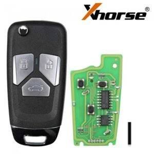 Xhorse XKAU01EN Wire Flip Remote Key Audi Type 3/4 Buttons